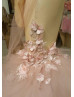Blush Pink Mermaid Flower Girl Dress